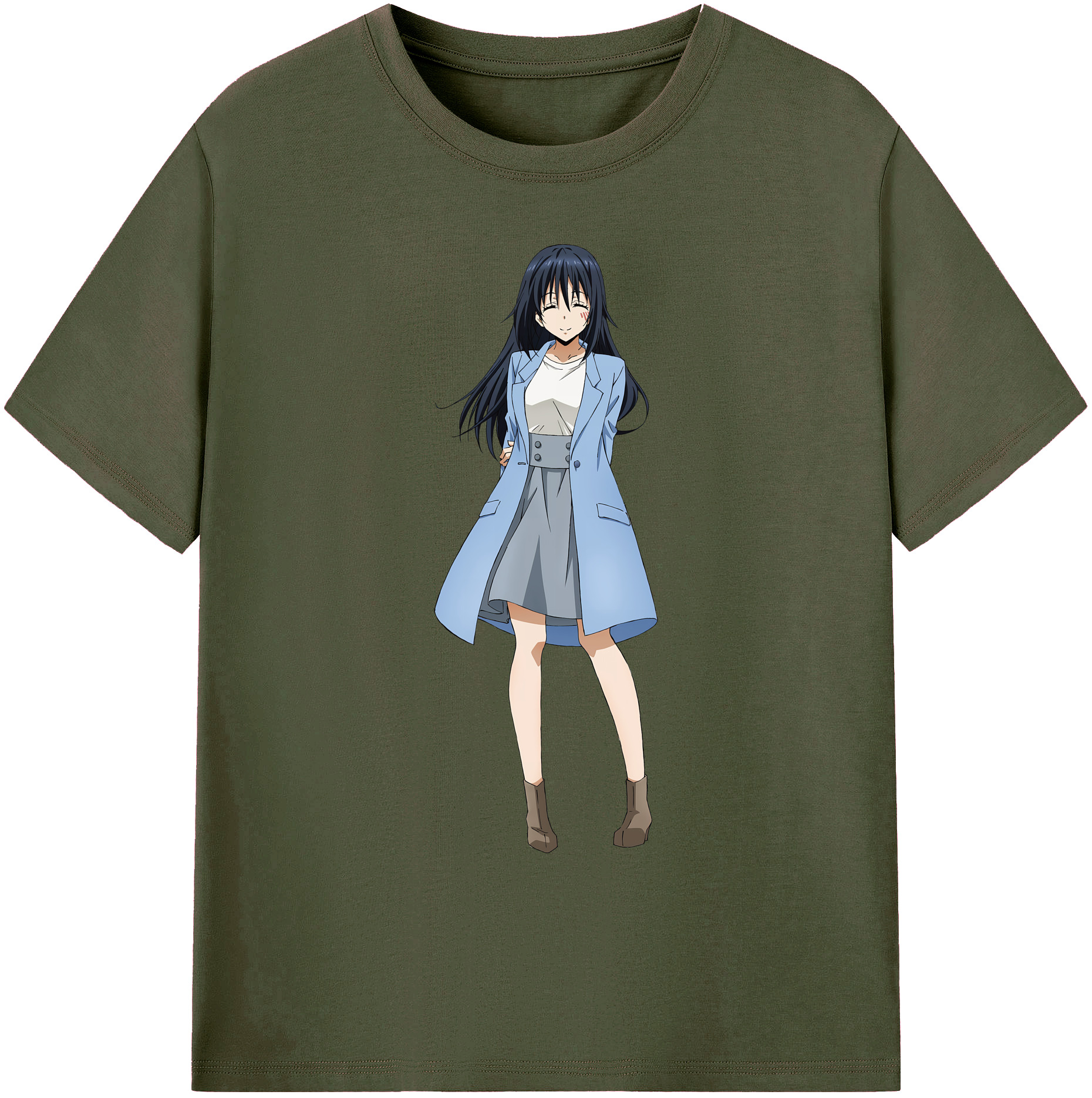（画像用） 転スラ Regarding Reincarnated to Slime 綿100％ メンズ半袖Tシャツ｜肌触りやわらか＆通気性